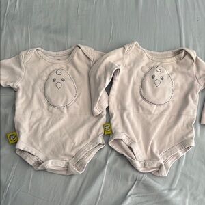 Nested Bean weighted onesies